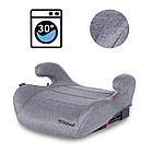 Бустер Kidwell BAXTER Isofix 15-36 кг Сірий, з анатомічним профілем, знімна оббивка, фото 2