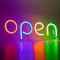 Неоновая вывеска LED "OPEN" (без контроллера)