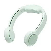 Вентилятор на шию Jisulife FA31 міні портативний до 22 годин роботи, Топ якість Зелений