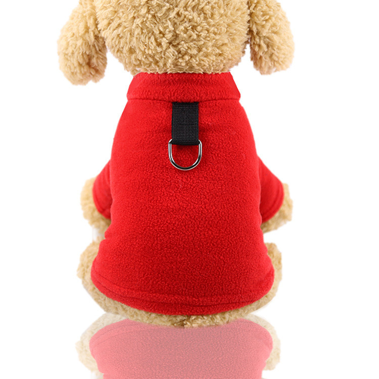 Кофта для собак з кільцем для повідця Pet Style Червона XS