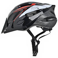 Шлем велосипедный ProX Thunder черный / красный (A-KO-0132) - L 58-61см