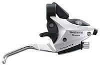 Манетка моноблок Shimano ST-EF50 правая, 8шв, черный-серый (02159)