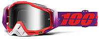Маска мотокросова Racecraft 100% MX Goggle червоний / фіолетовий (st-002)