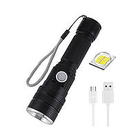 LED Flashlight Boruit P50, 2000Lm. 1500mAh.