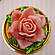 Троянда з мила ручної роботи в куполі, фото 4