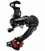 Переключатель задний SHIMANO RD-TZ500 7шв, под крюк, черный (RD-TZ500)