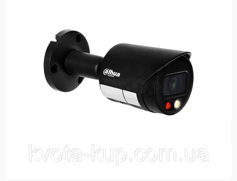 Відеокамера розумна DH-IPC-HFW2449S-S-IL-BE 2.8mm 4 МП WizSense з подвійним підсвічуванням та мікрофоном, фото 1