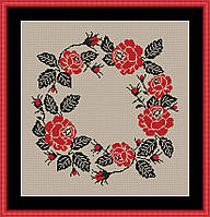 Набір для вишивки хрестиком Little stitch Ружі