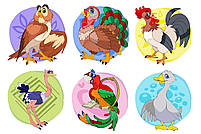 Іграшка кубики "Птахи ТехноК", арт. 1875, фото 3