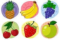 Іграшка кубики "Фрукти ТехноК", арт. 1332, фото 2