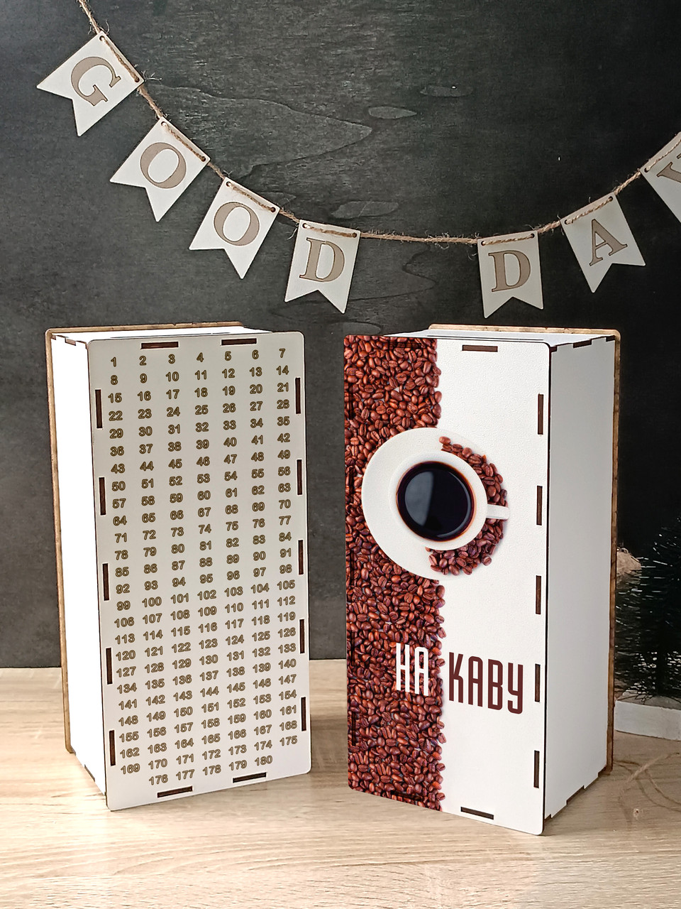 Скарбничка на мрію 180 днів, скарбничка для грошей, копілка, фото 1