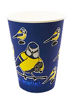 Стакан паперовий "ПАТРІОТ" 250мл 50шт/уп ІП (кр.d-76)