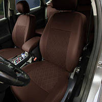 Чехлы на сиденья из экокожи Nissan Micra K12 2002-2005 EMC-Elegant