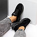 Жіночі чорні кросівки замша, модні чорні демісезонні кросівки, купити недорого, фото 4