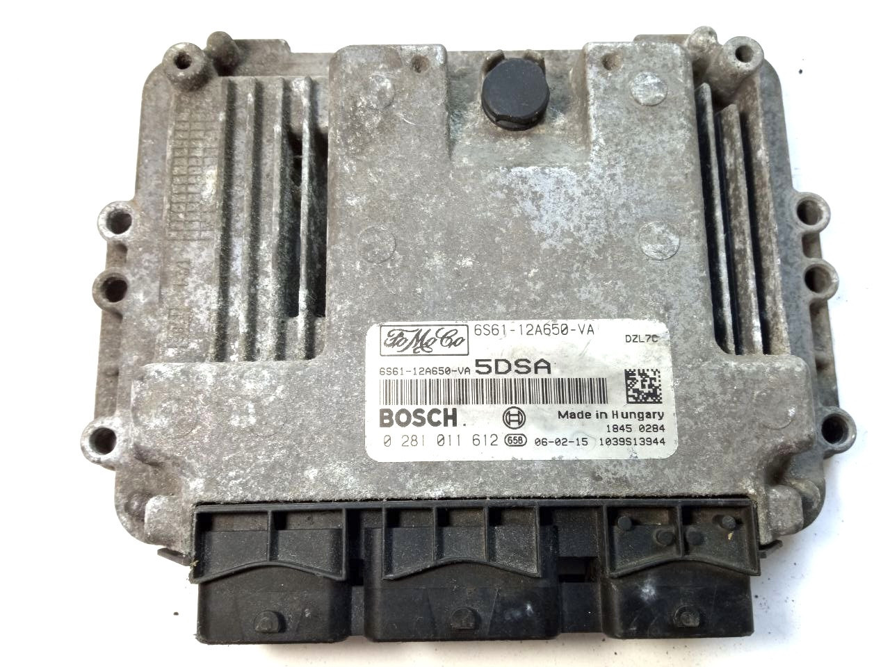 Електронний блок керування ford 1.6tdci 0281011612 / 0 281 011 612 / 6S6112A650VA / 5DSA, фото 1