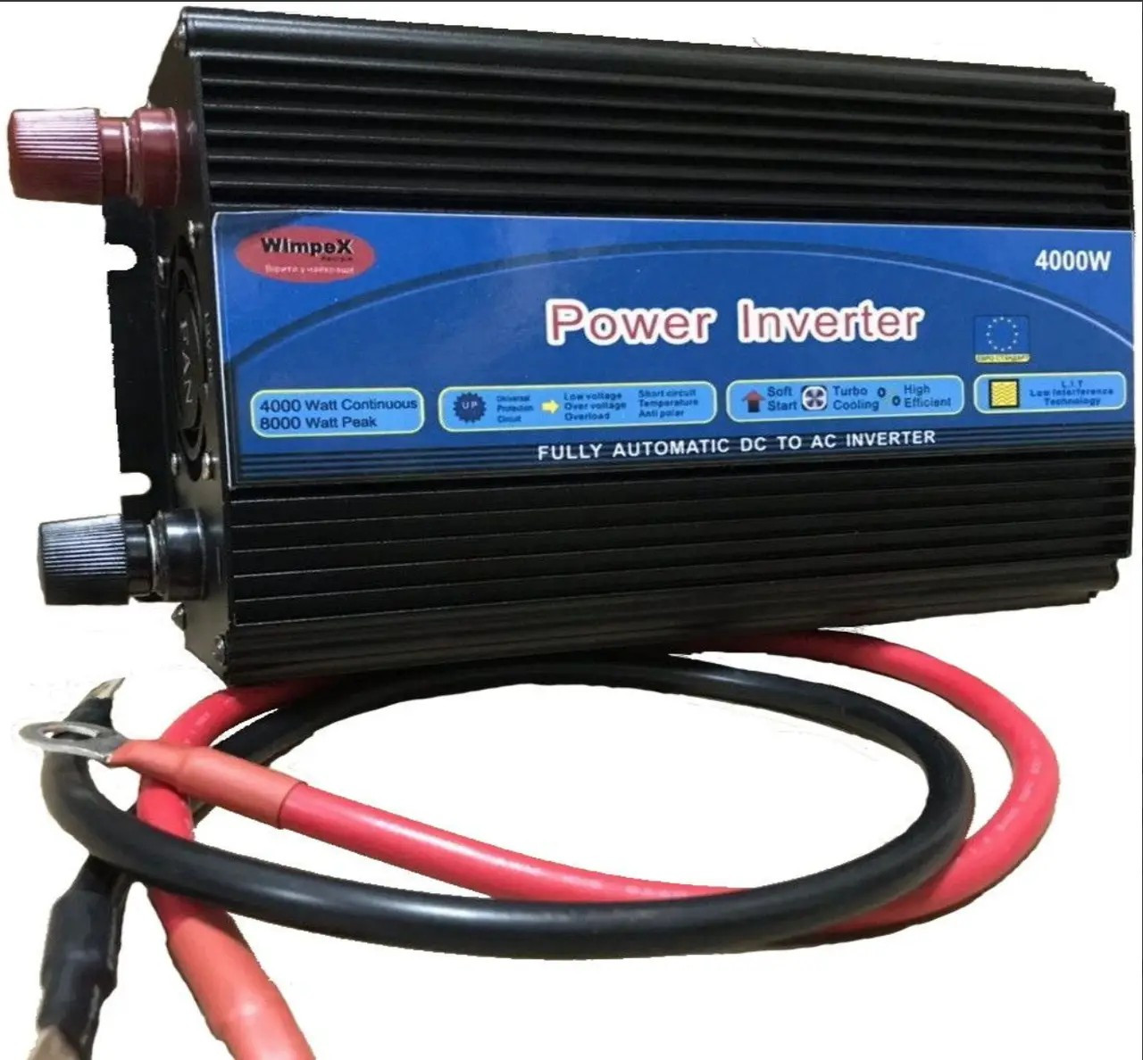 Інвертор перетворювач напруги Power Inverter 12-220V, 4000W