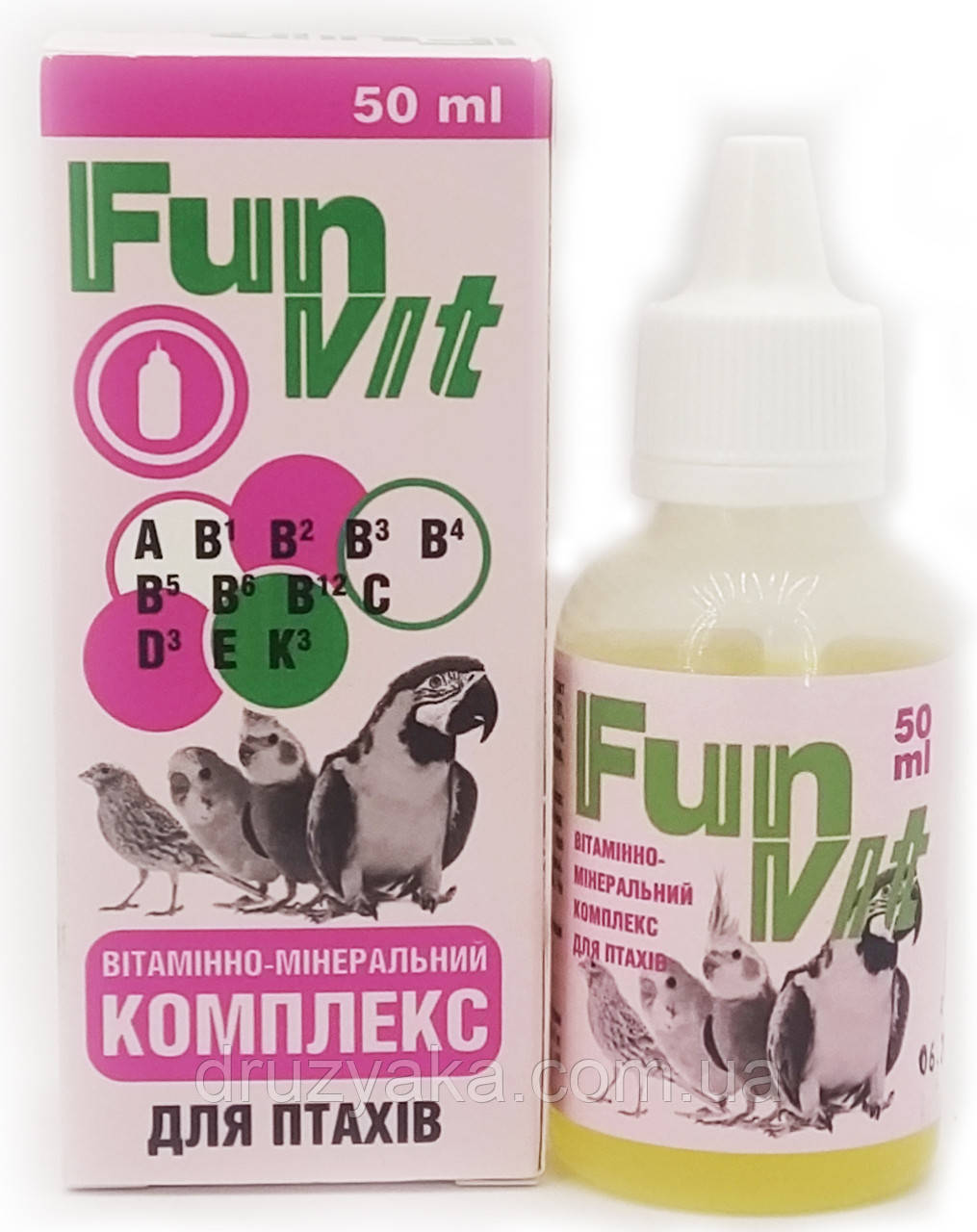 Вітамінно-мінеральний комплекс FUNVIT для птахів, 50мл