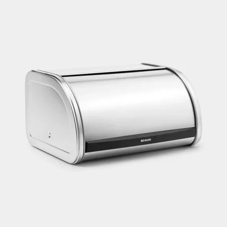 Хлібниця зі зсувною кришкою "Roll Top Bread Bin" 31.6х26.5х17.3 см із неіржавкої сталі Brabantia
