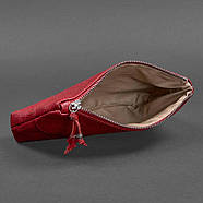 Жіноча косметичка з натуральної шкіри "Рубін", фото 3