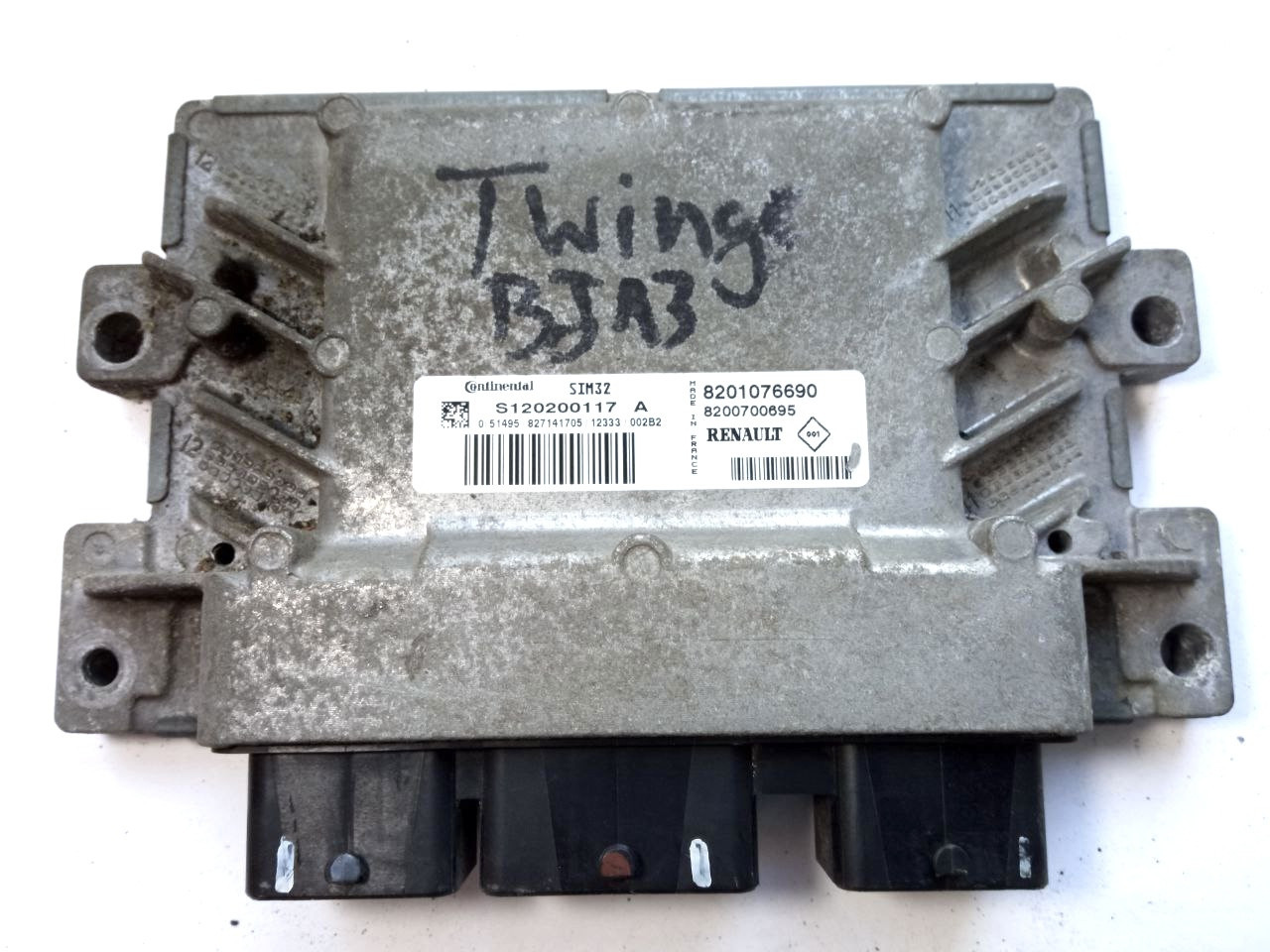Електронний блок керування Renault Twingo S120200117A / 8201076690 / 8200700695, фото 1