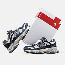 Чоловічі кросівки New Balance 9060 Blue Grey Natural Indigo U9060IND, фото 4