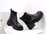 Жіночі черевики Balenciaga Tractor 20mm Boot Black (с мехом) 636599WA8E91000, фото 3