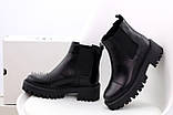 Жіночі черевики Balenciaga Tractor 20mm Boot Black (с мехом) 636599WA8E91000, фото 8