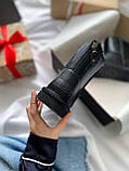 Жіночі угги UGG Classic Mini Zip Boot Black (c мехом) 10314, фото 9