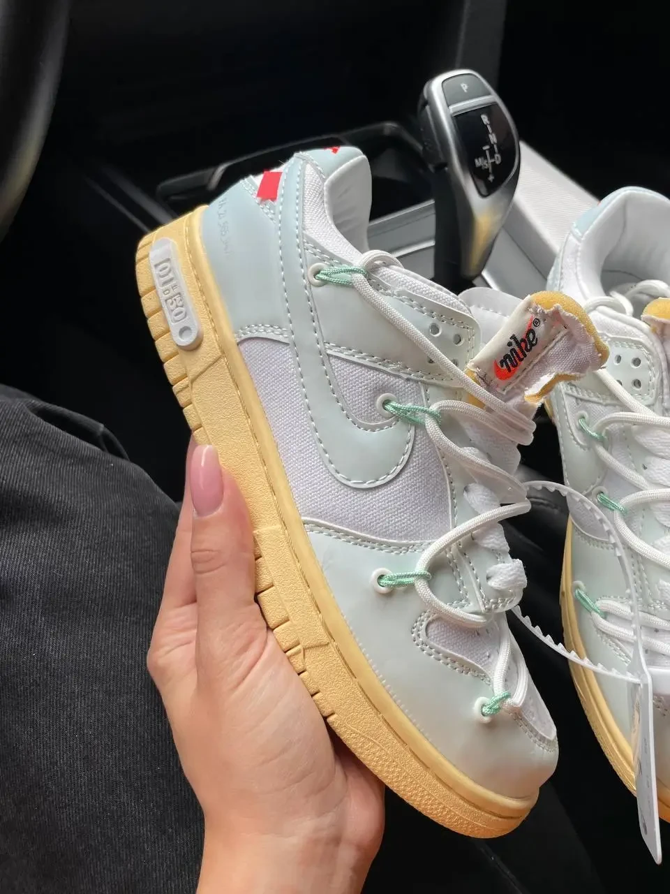 Nike Dunk Low Off White Lot 1 White Yellow DM1602