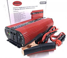 Перетворювач постійного струму Wimpex 3000W інвертор для автомобіля 12В-220В, фото 6