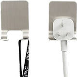 Тримач настінний багатофункціональний універсальний самоклейний сталевий, фото 6