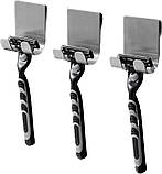 Тримач настінний багатофункціональний універсальний самоклейний сталевий, фото 3