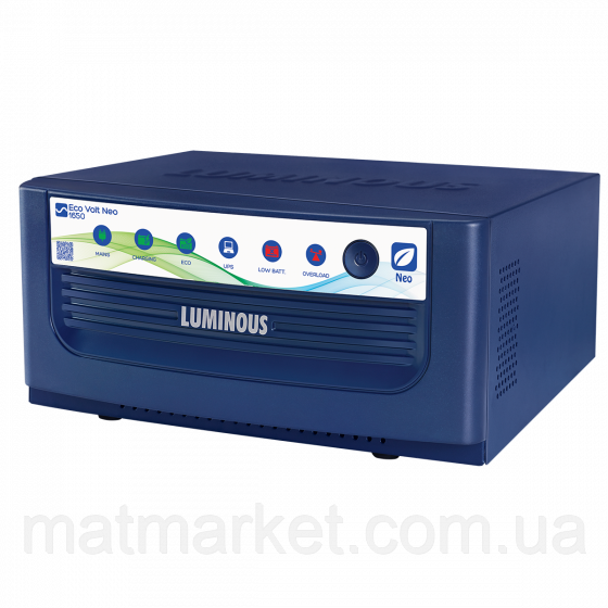 Інвертор перетворювач 24-220, правильний синус, сам заряджає АКБ - LUMINOUS ECO VOLT 1500VA, фото 1