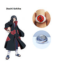 Кольцо Итачи Учиха Акацуки с логотипом Naruto - Itachi Uchiha