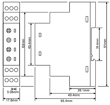 габарити ERX-30 ERX-10 ВЛ-161, CRM-91H, PCU-511, PCU-520, РЧ-520, 810.230.00001, PCA-511, РЧ-511, РЕВ-201, РЕВ-120, CT-MHD, THC-M1, PCU-501, PCU-530, PCM-10