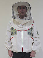 Куртка бджоляра з маскою, з вентиляцією, розмір 58-60 46-48