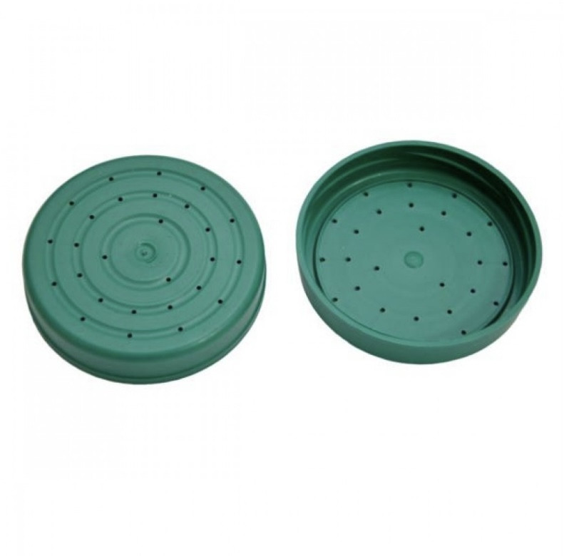 Гоівниця для бджіл "Кришка" пластикова з отворами (для підгодівлі)