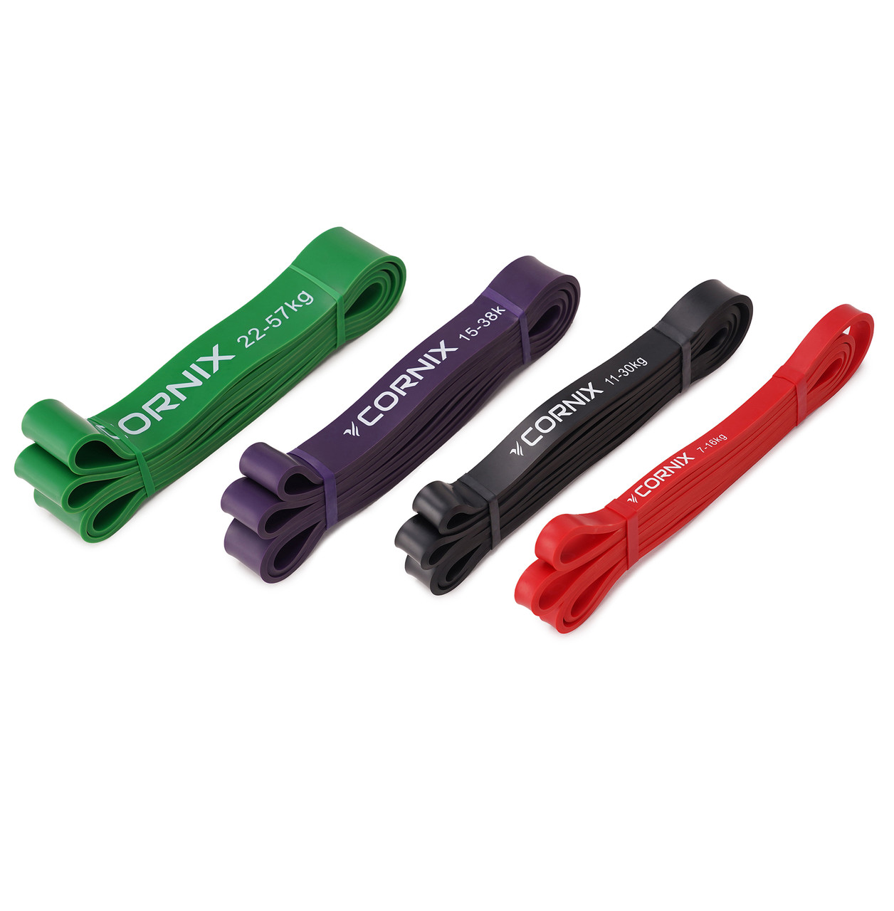 Эспандер-петля Cornix Power Band 7-57 Кг (резина для Фитнеса и Спорта ...