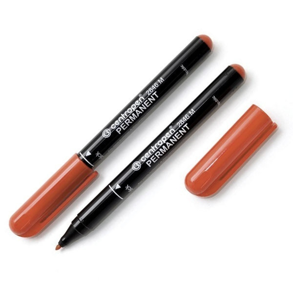 Маркер "Centropen" 2846 коричневий (1 мм.), фото 1