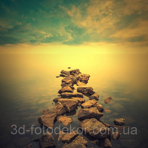 Фотошпалери "Каміння в морі" - Будь-який розмір! Читаємо опис!
