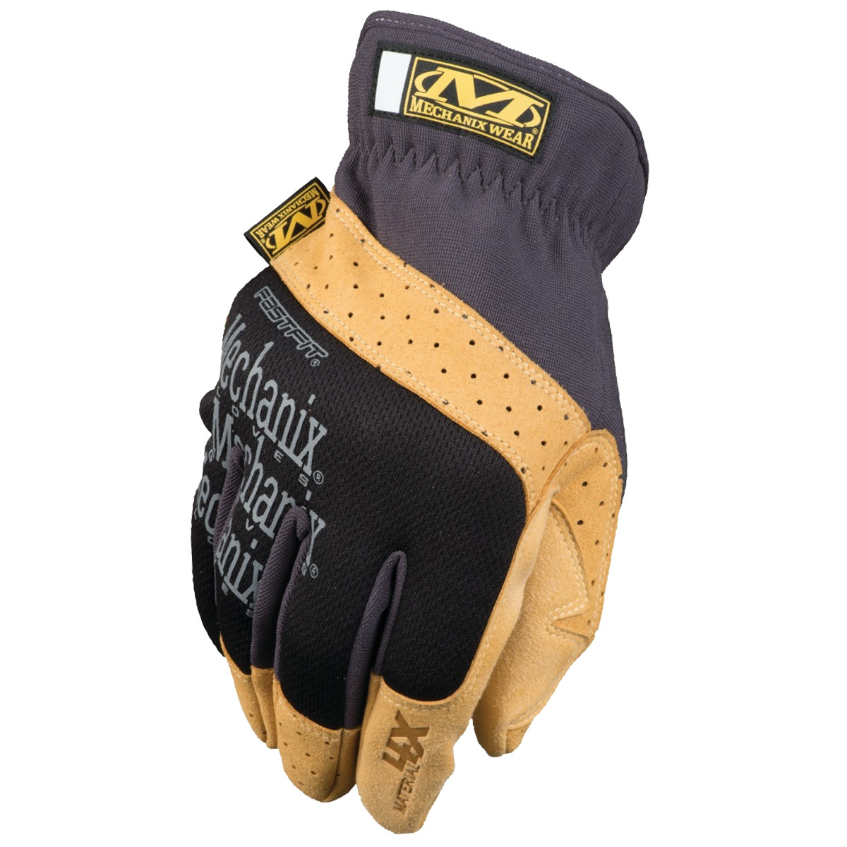 Рукавиці тактичні Mechanix Wear FastFit Material 4X Blk/Tan MF4X-75