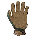 Рукавиці тактичні Mechanix Wear FastFit Woodland Camo FFTAB-77, фото 9