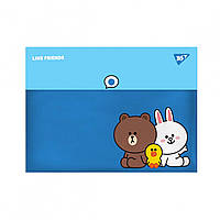 Папка на кнопке А4 Yes Line Friends