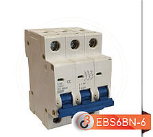 Модульний автоматичний вимикач EBS6BN-6-3-20