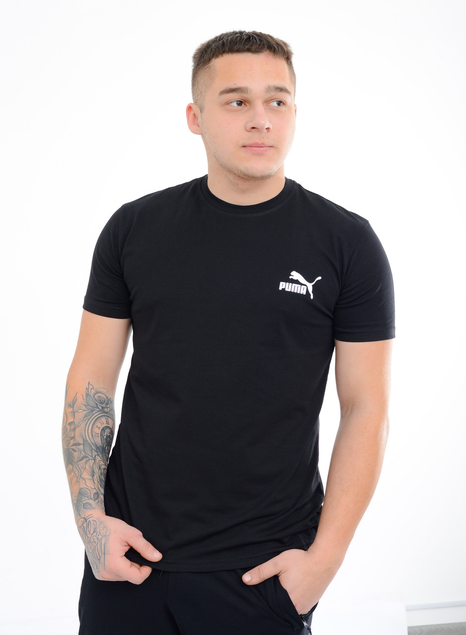 Чоловіча футболка Puma чорний