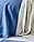 Набір постільна білизна з покривалом+плед Karaca Home - Levni mavi 2020-1 синій євро, фото 3