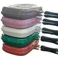 Сковорода-гриль BN-555 подвійна Сірий