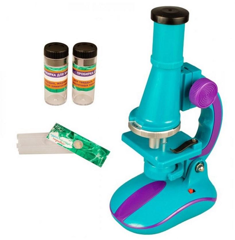 Детский микроскоп, с подсветкой (450 х) C2127 - Микроскопы для детей - фото 1 - id-p1756136291