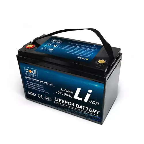 Аккумулятор LiFePO4 12В/100Ач, Литиевая батарея 12В (ID#1756138735 ...