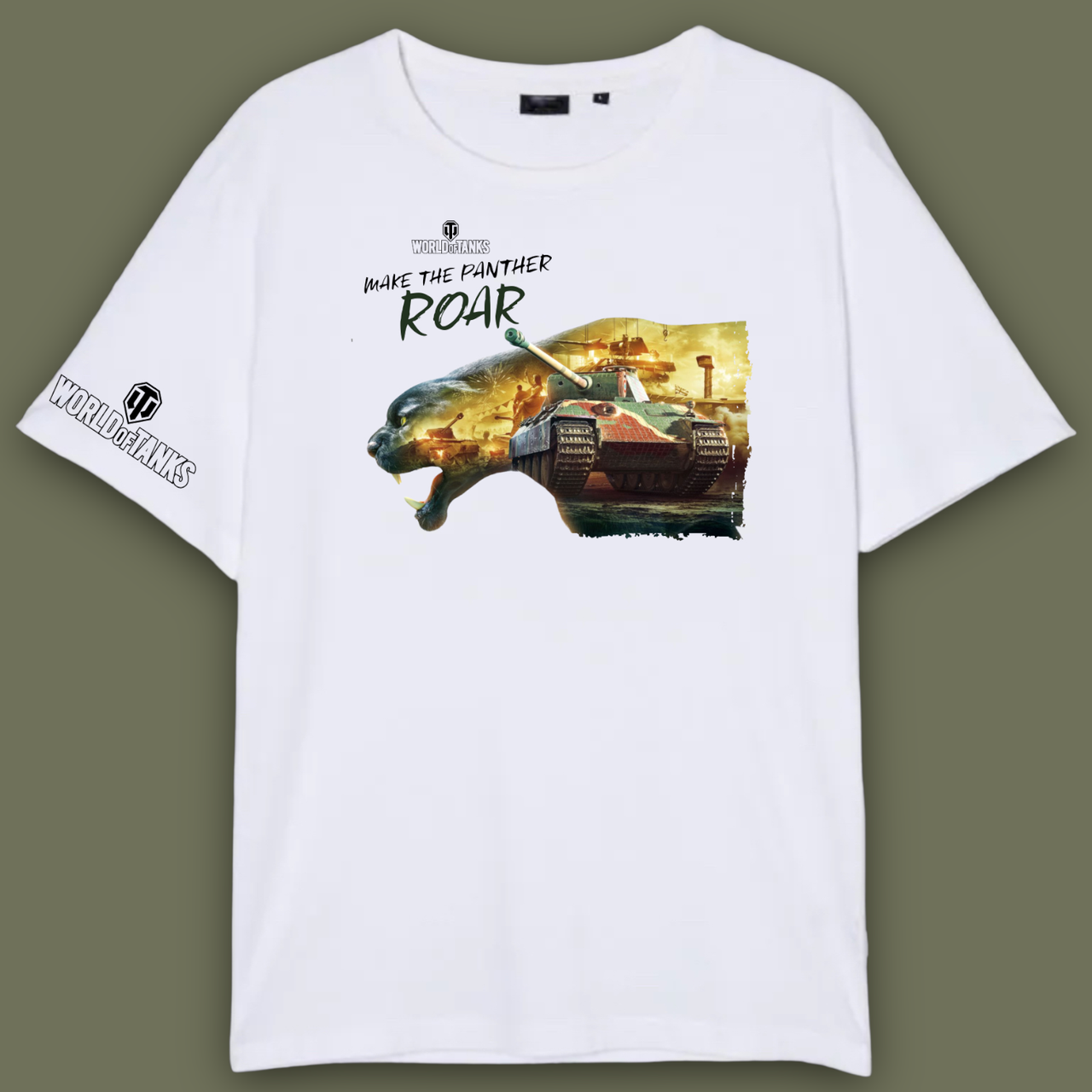 Футболка з принтом World Of Tanks